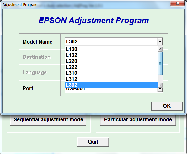 Adjustment program Epson L-130, L-1...