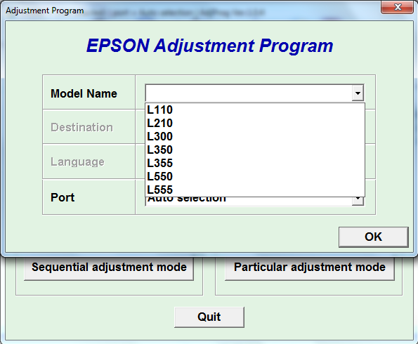 Adjustment program Epson L-350, L-3...
